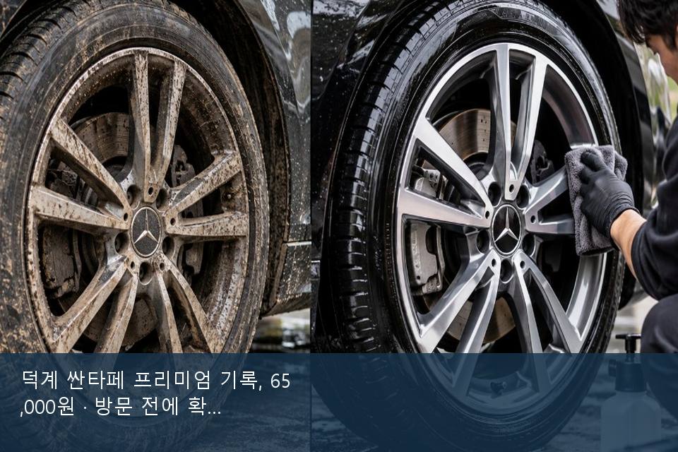 덕계 싼타페 프리미엄 기록, 65,000원 · 방문 전에 확인한 것